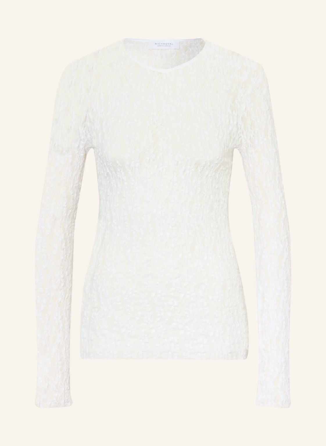 Rich & Royal Longsleeve aus Spitze