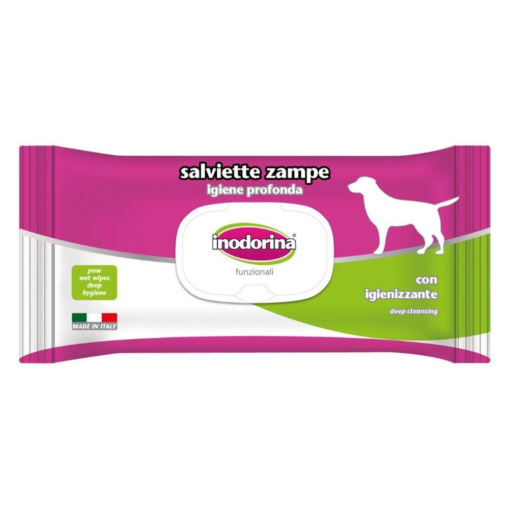 Inodorina wipes for paws