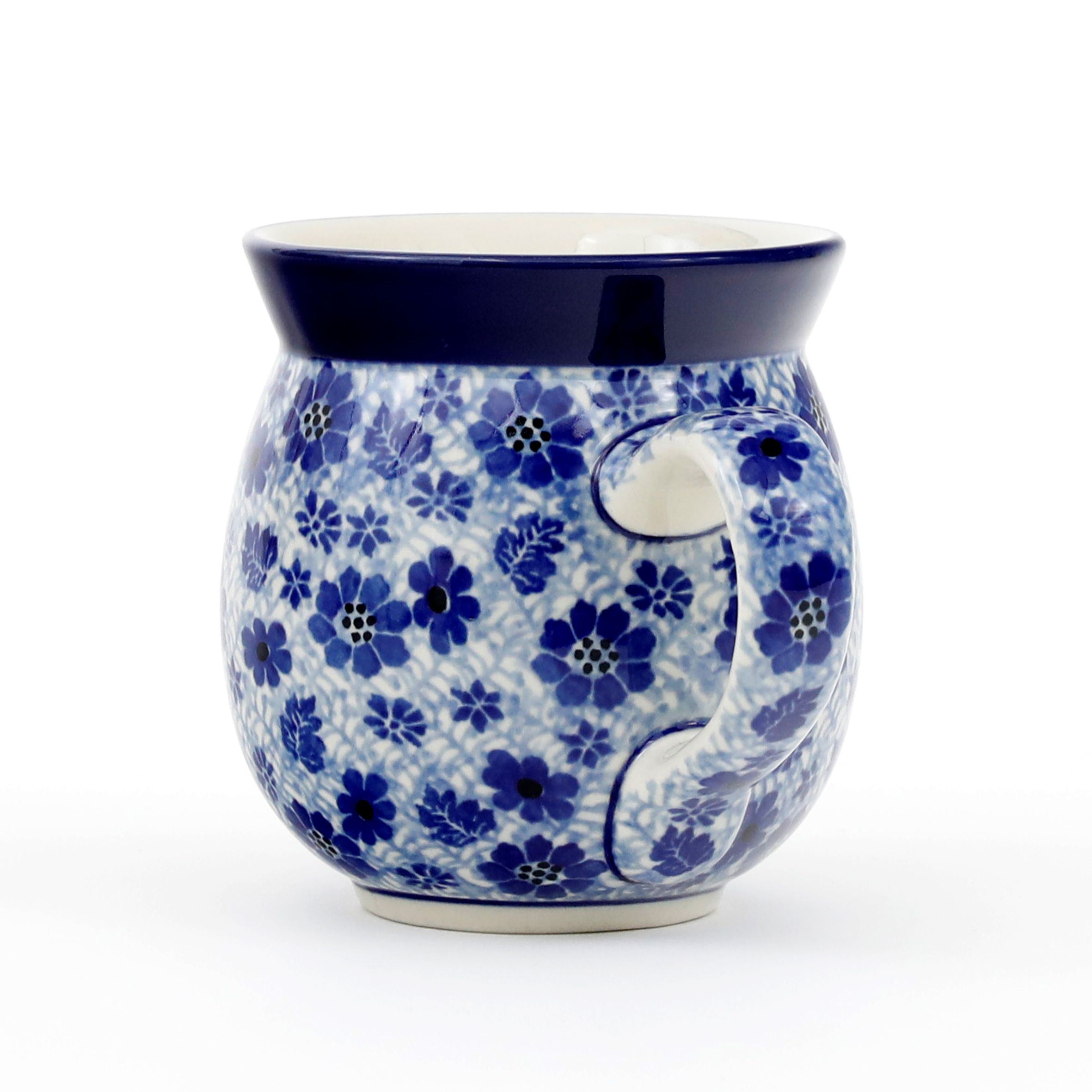 Kubek ceramiczny 073  1443X Ważka w kwiatach