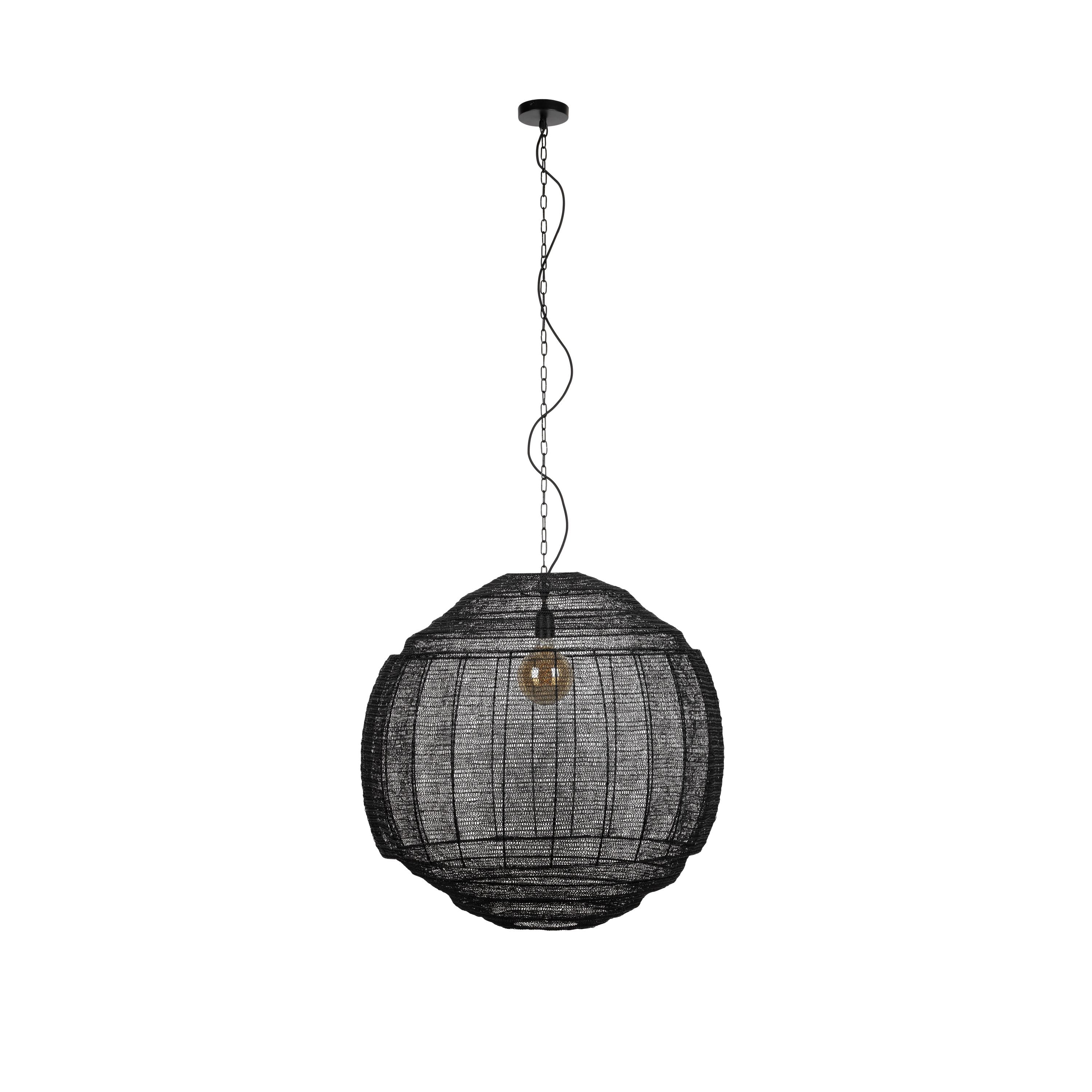Dutchbone hanglamp Meezan - zwart - XL