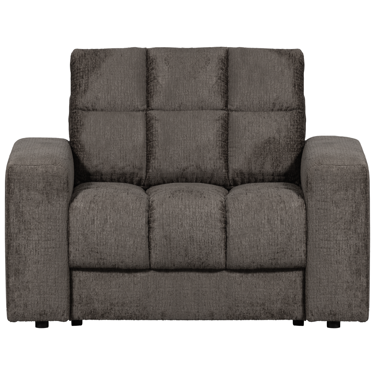 WOOOD fauteuil Second Date - Structure Velvet - Mountain -78x103x99