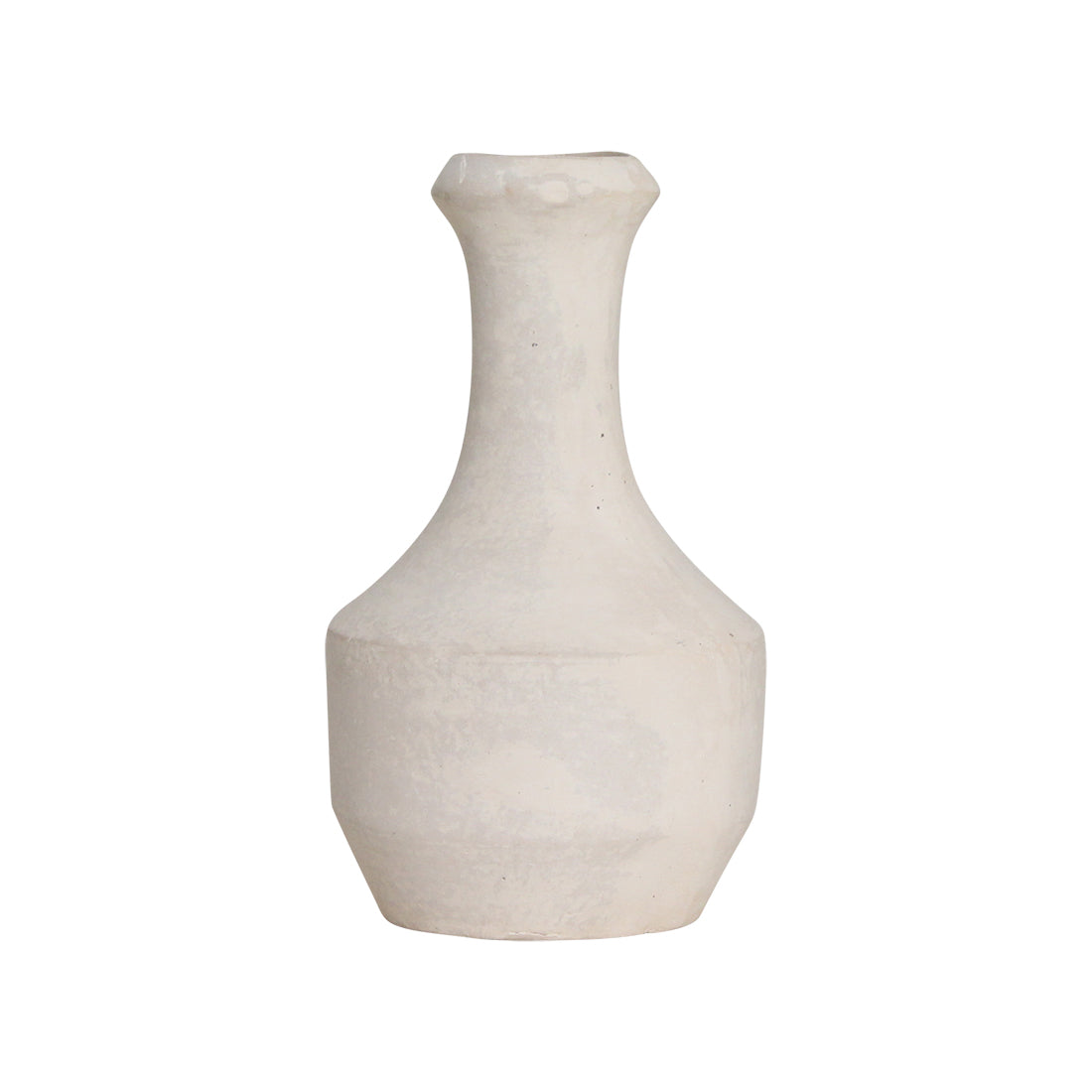 Raw materials vaas Chalk Nagaur - créme - 20x20x35 cm