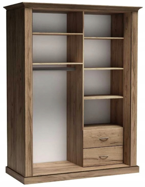 Kraft Złoty SZAFA PRZESUWNA 148 cm z lustrem ANTICA