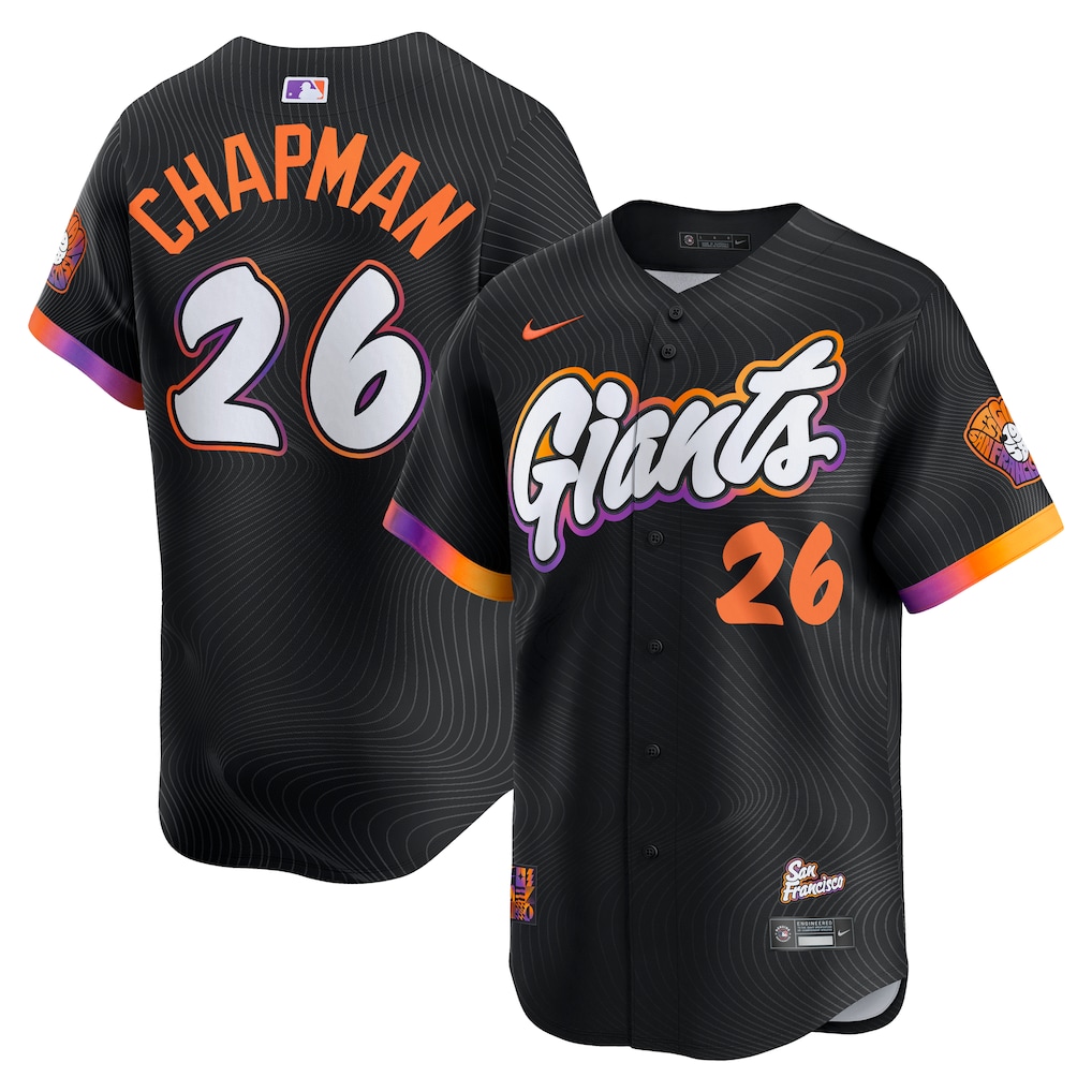 Matt Chapman San Francisco Giants Nike 2025 City Connect Limited Jersey - Anthracite