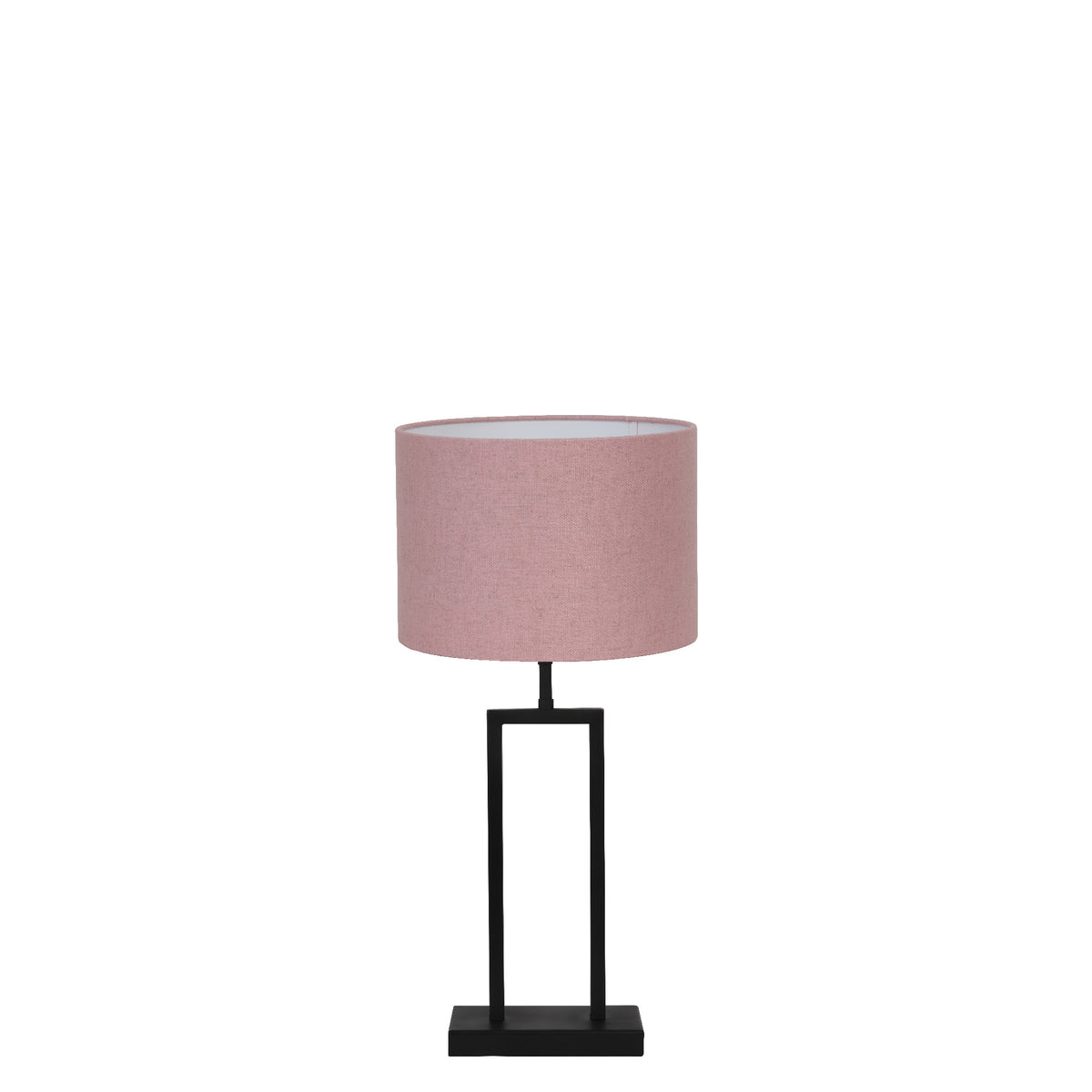 Light & Living tafellamp Shiva/Livigno - zwart, roze - 30x30x62cm