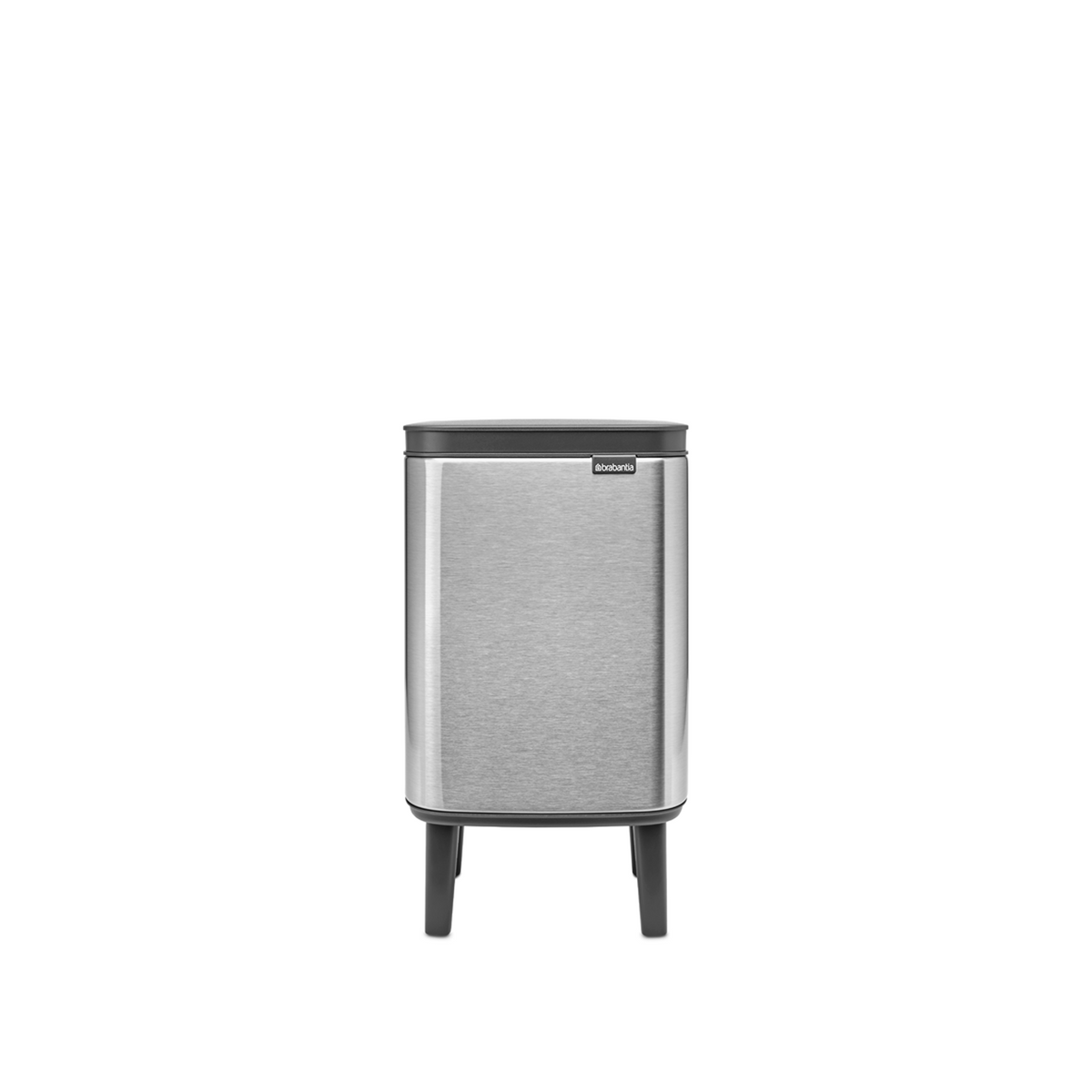 Brabantia Bo Hi afvalemmer, 4L - Matt Steel Fingerprint Proof