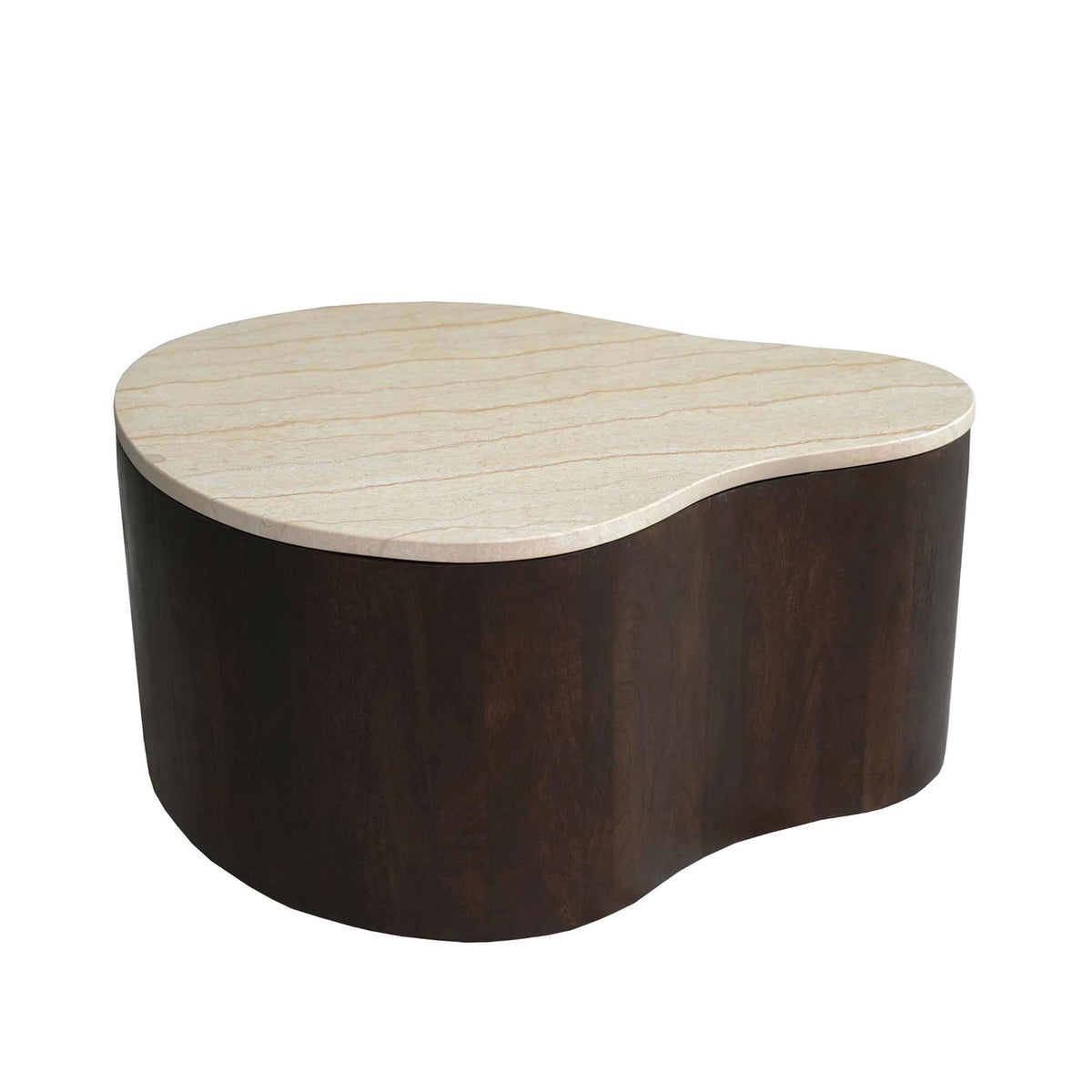 Starfurn Salontafel Lovi - Organisch Bruin Hout - 77x60x35cm