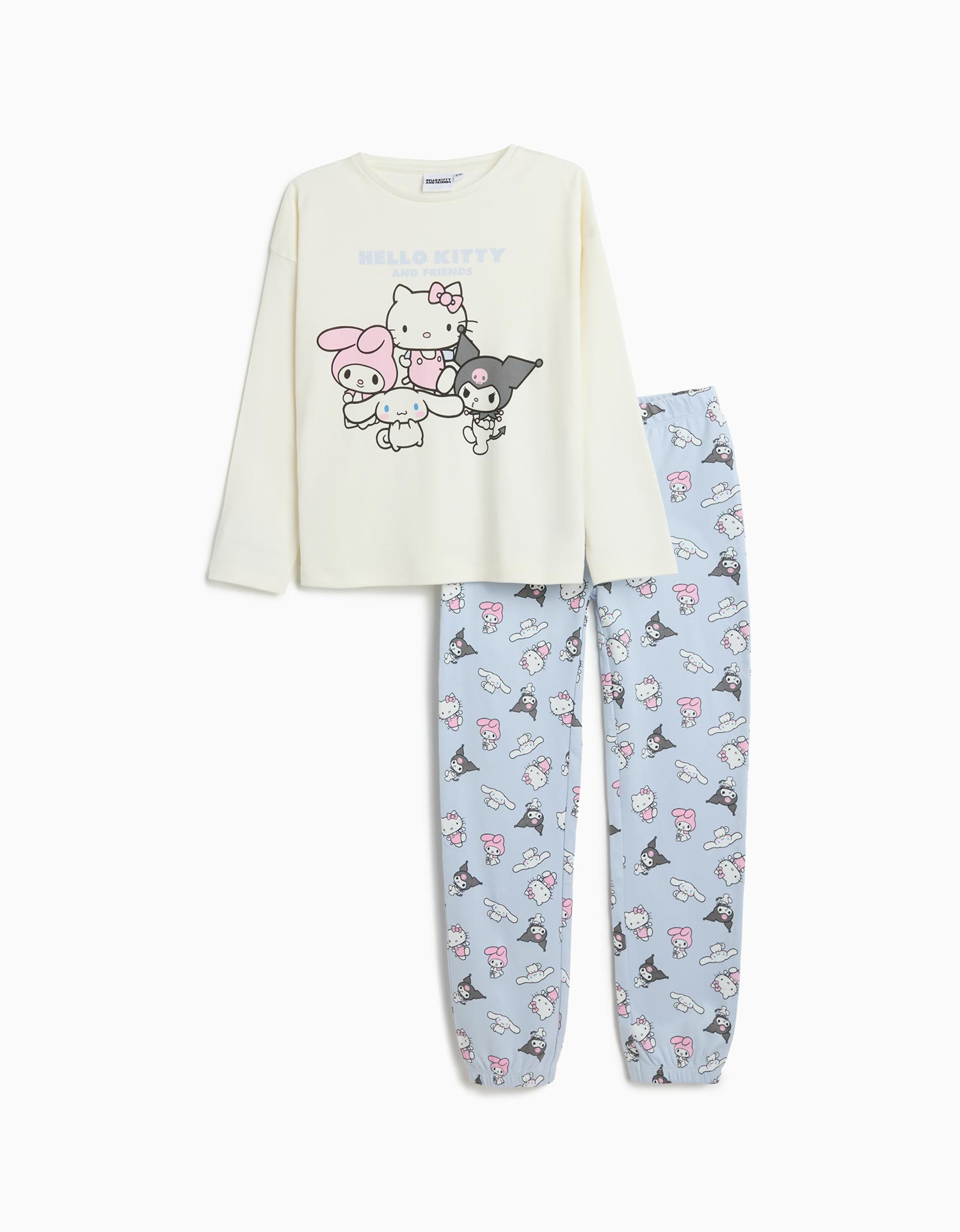 Pijama 'Hello Kitty', Menina, Branco