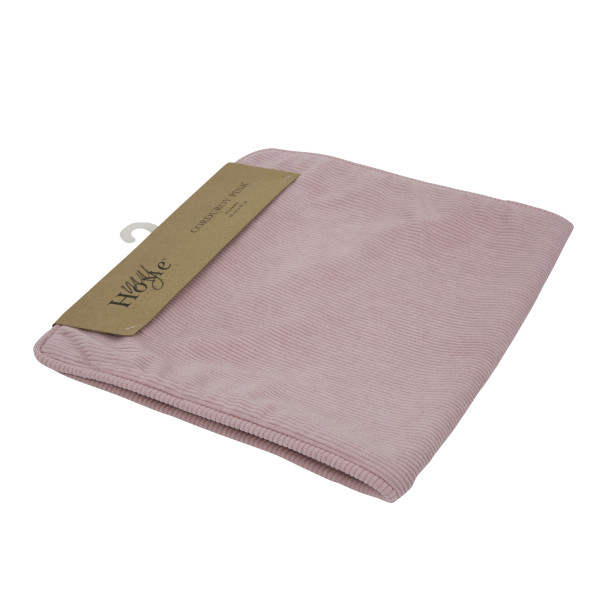 Poszewka dekoracyjna Corduroy Pink 45 x 45 cm MY HOME
