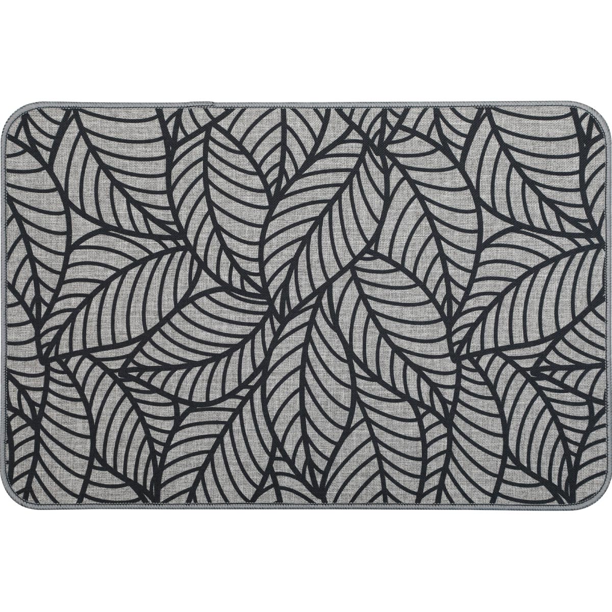 Tapete impermeável JUNGLE cinza 40x60cm