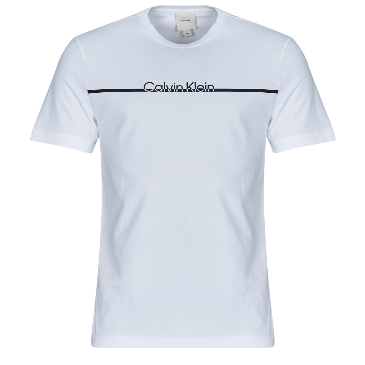 Calvin Klein Jeans - SPLIT LINE LOGO T-SHIRT - White