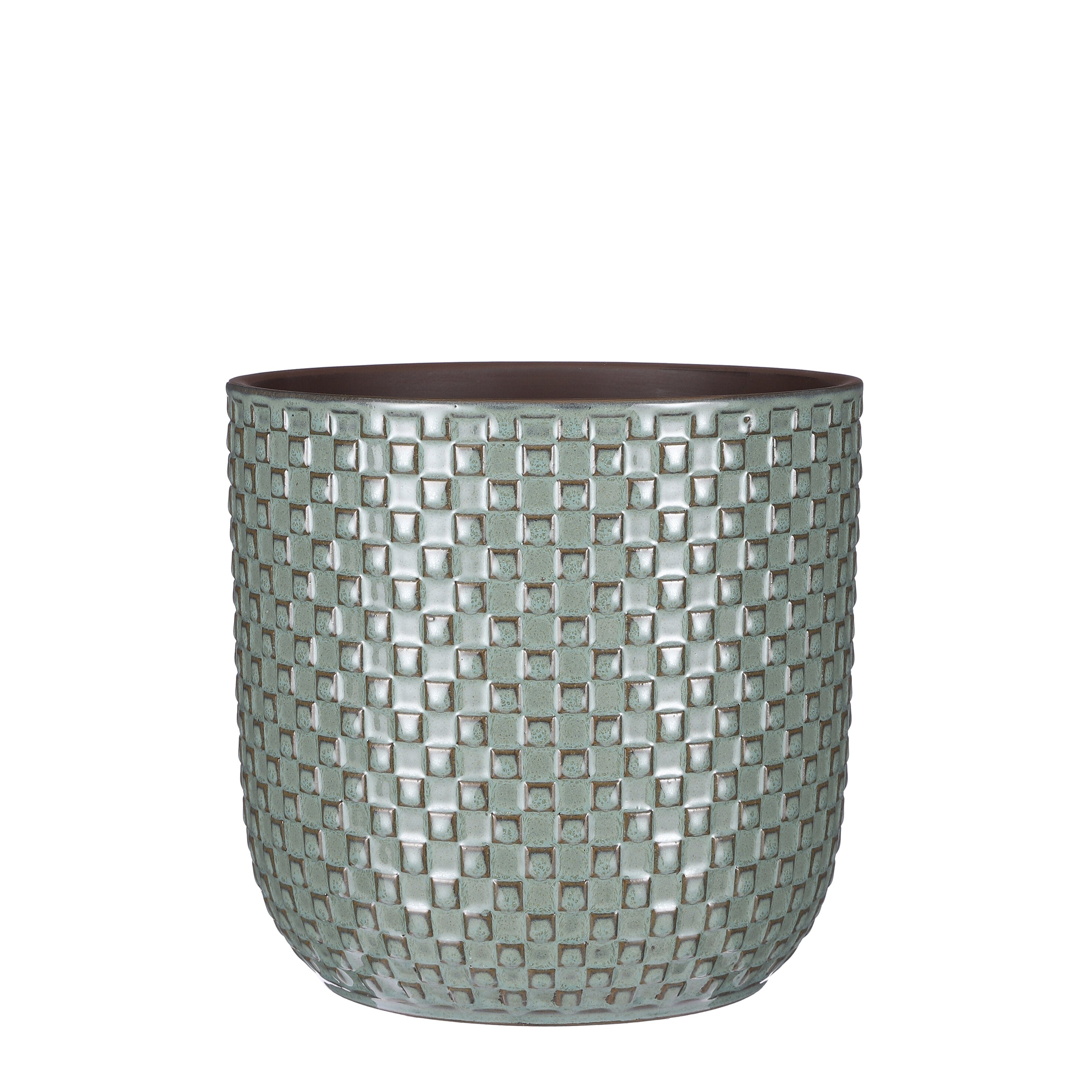Mica Decorations Daan Bloempot - H21 x Ø22 cm - Groen