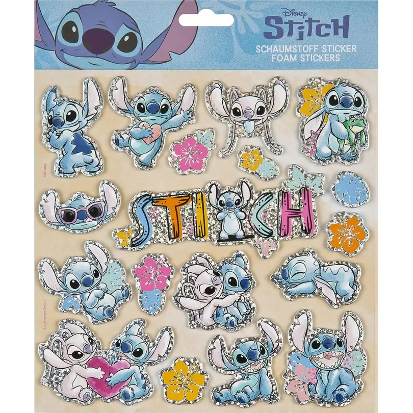 Sticker 20er-Set Lilo & Stitch