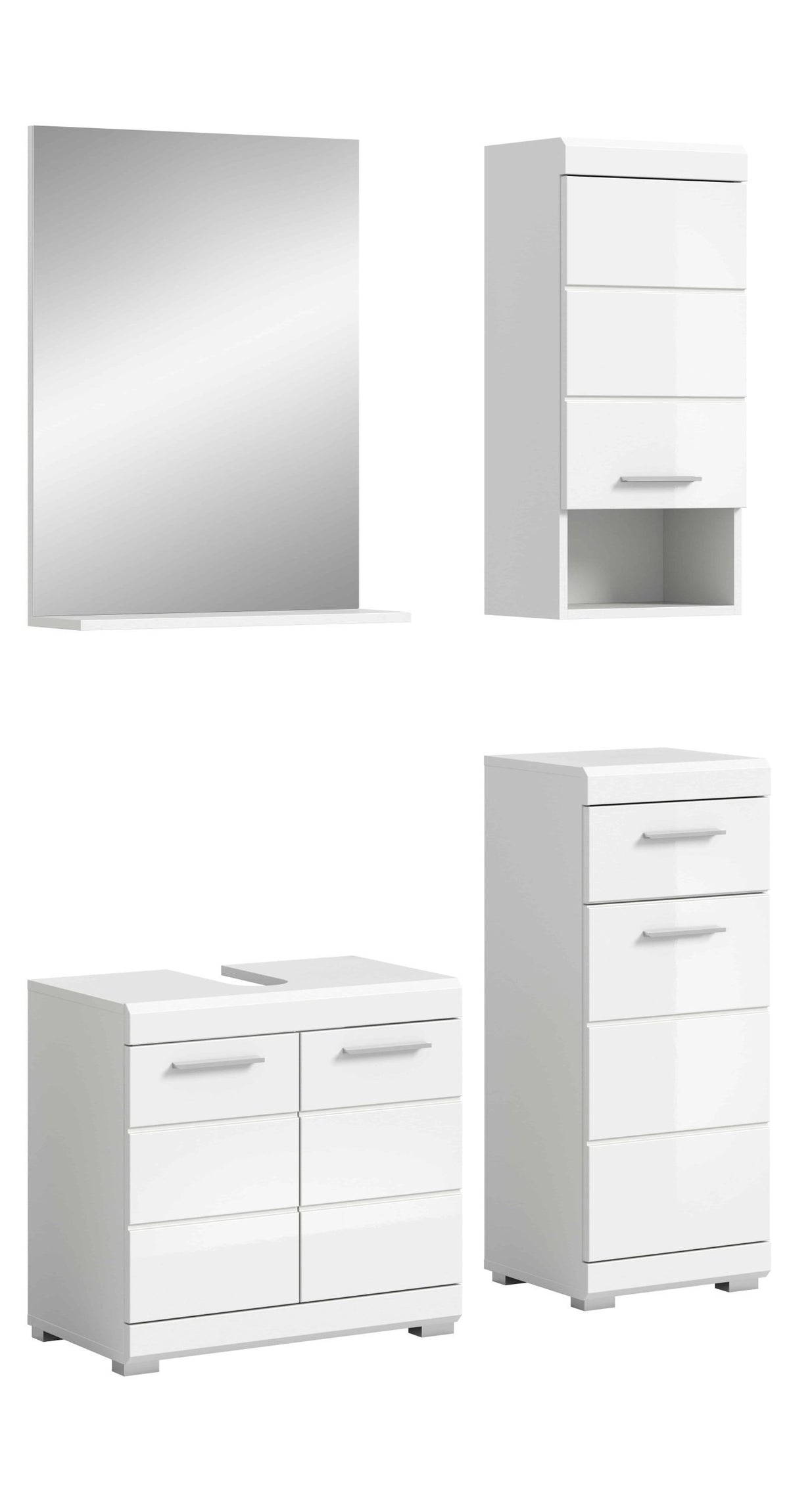 Furnilux Badkamercombinatie Scout 4-Delig - 112x191x34cm