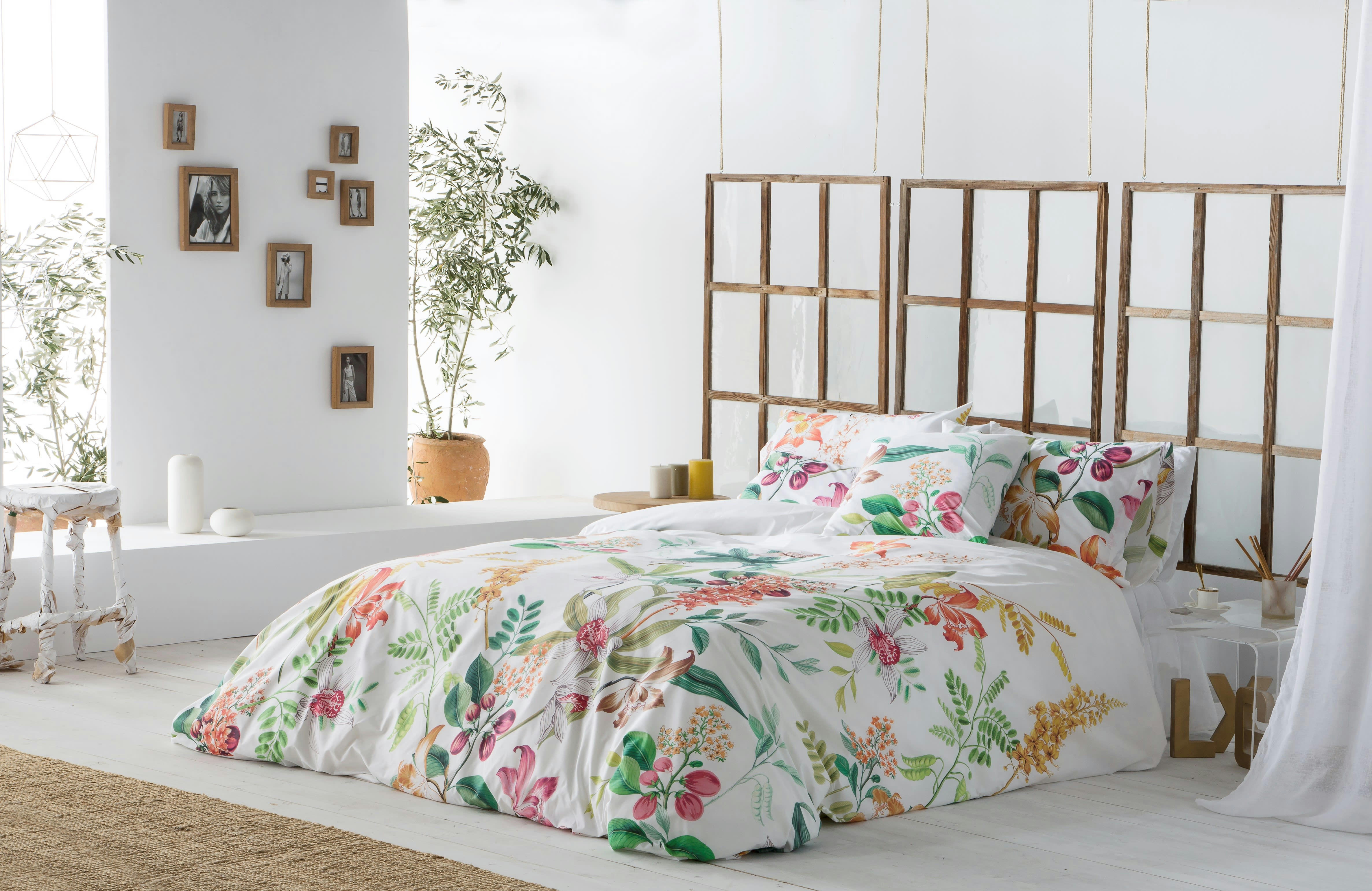 CIRCINUS - Housse de couette imprimé en percale Coton Multicolore 200x200 cm