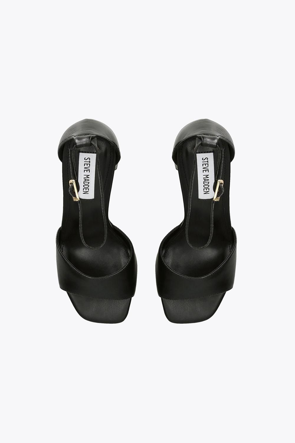 STEVE MADDEN Missty Black' Leather Heels