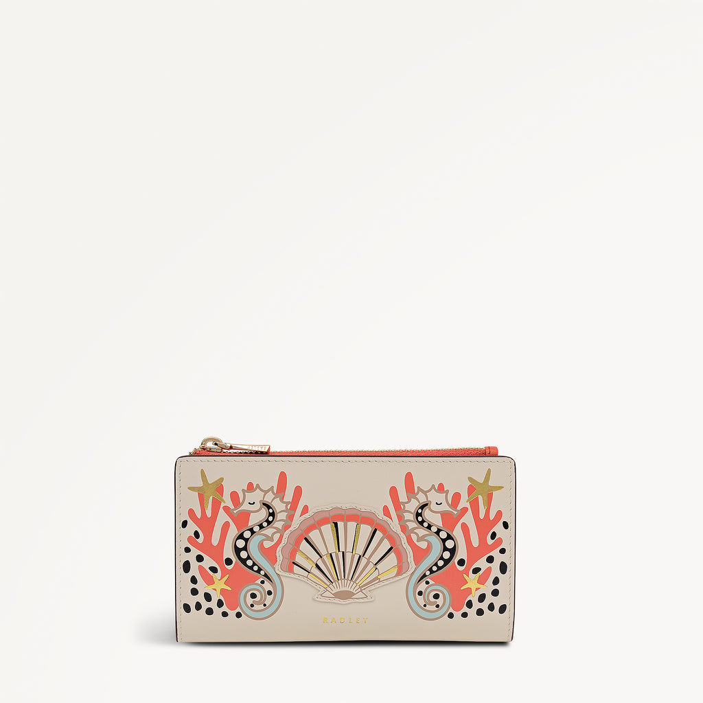 Coin Street - Seahorse - Medium Ziptop Purse