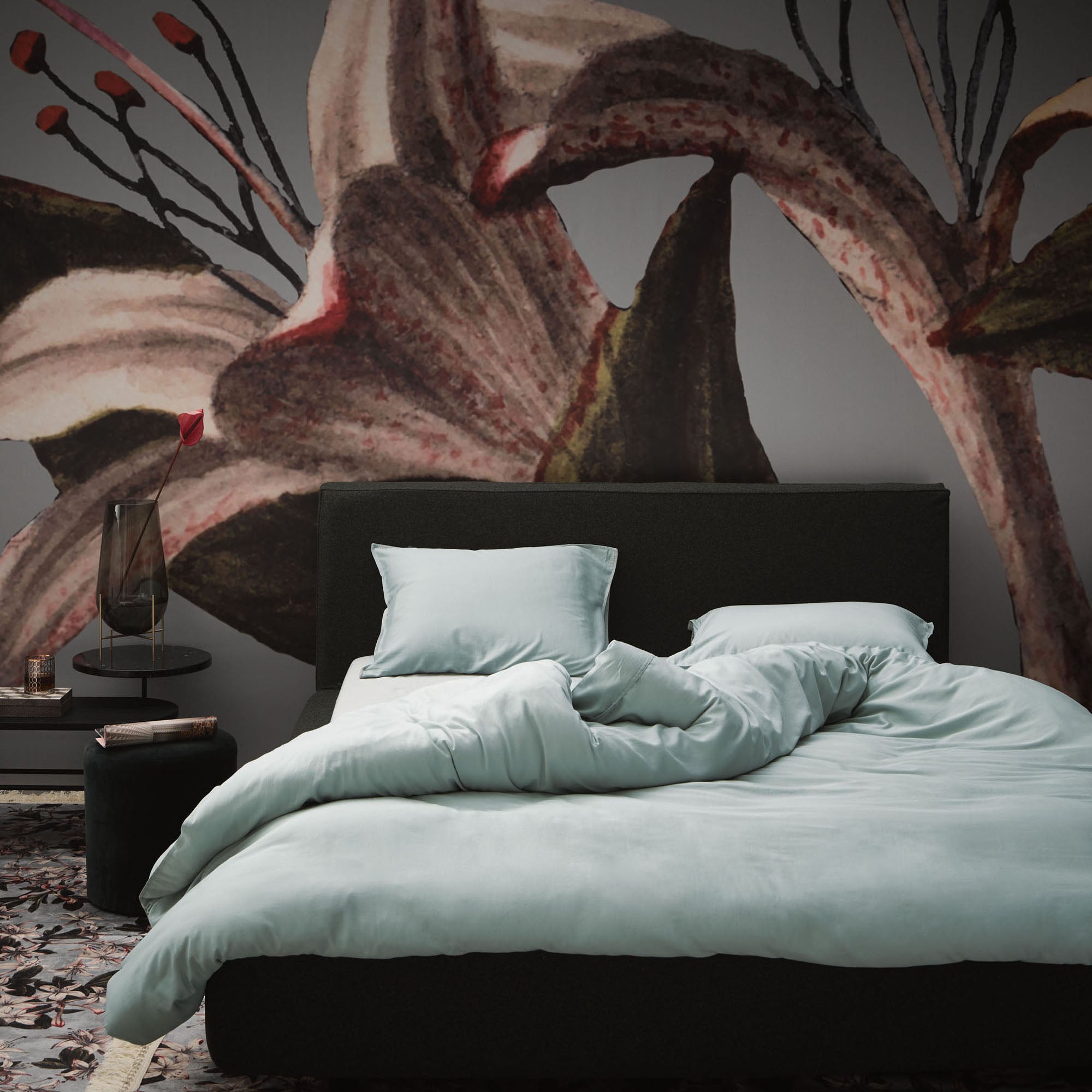 Essenza Minte Dekbedovertrek 240 x 220 cm - Dusty green