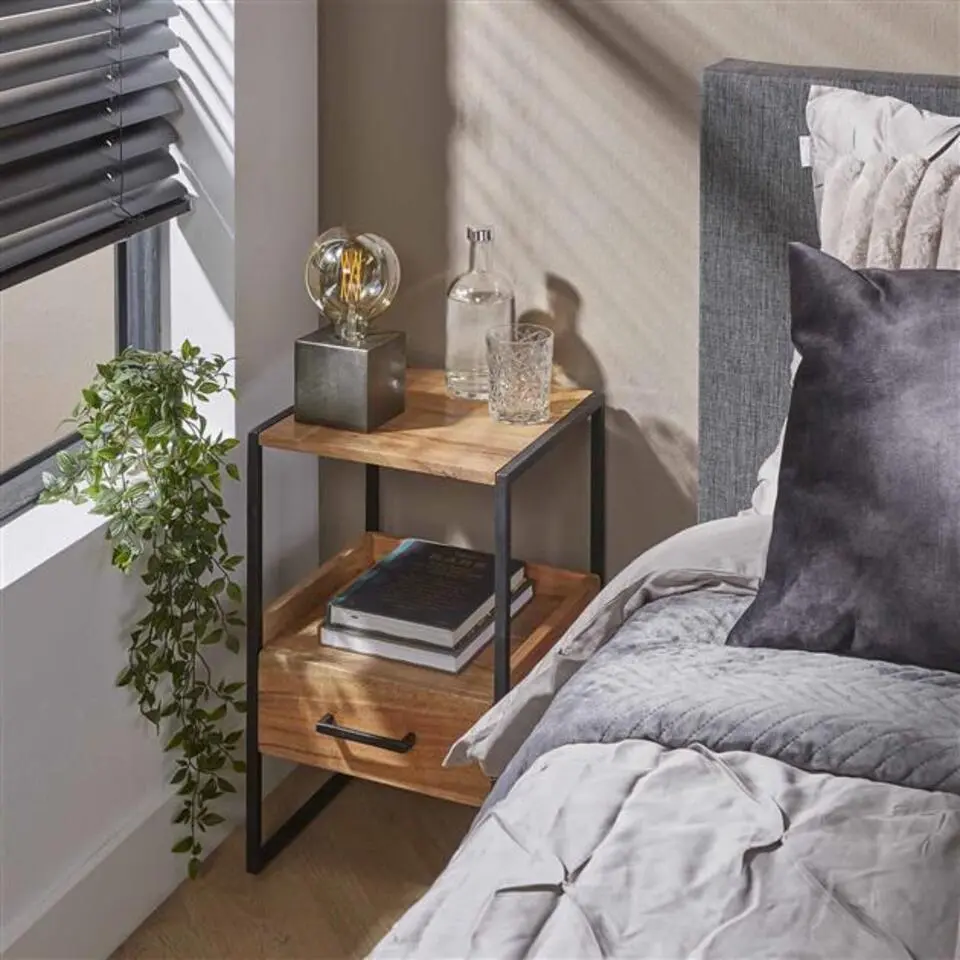 Nachtkastje Nikita-massief acaciahout