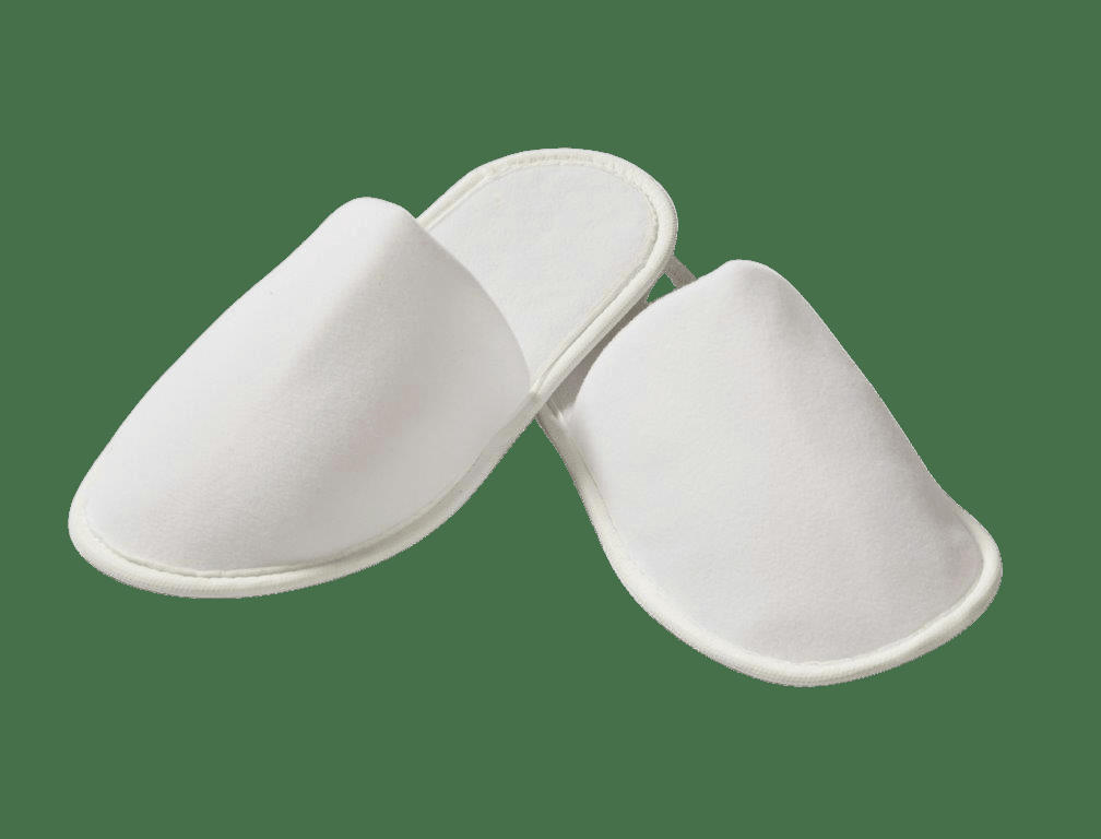 APUTI - Chaussons de bain en polyester blanc TU