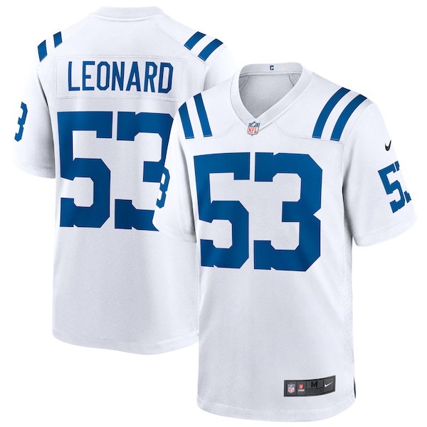 Shaquille Leonard Indianapolis Colts Nike Game Player Jersey - White/Royal