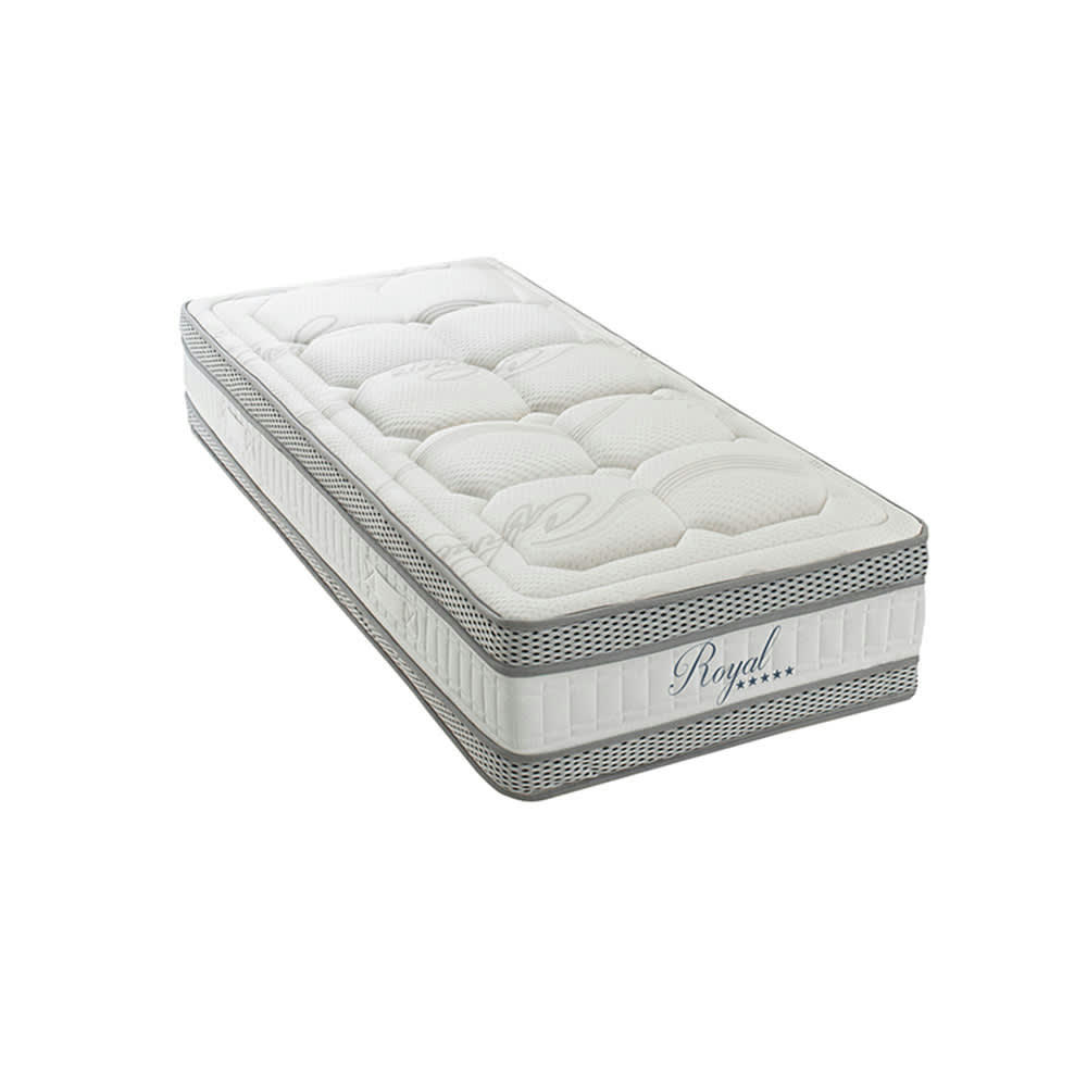 ROYAL - Matelas  5* 90x200  Mémoire de forme  Soutien Mi-ferme