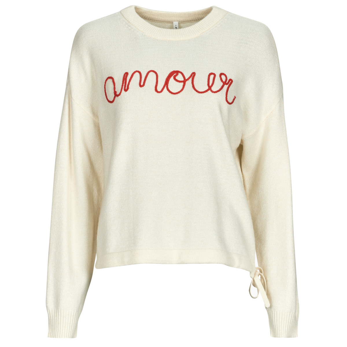 Only - ONLKATIA LS TEXT - White