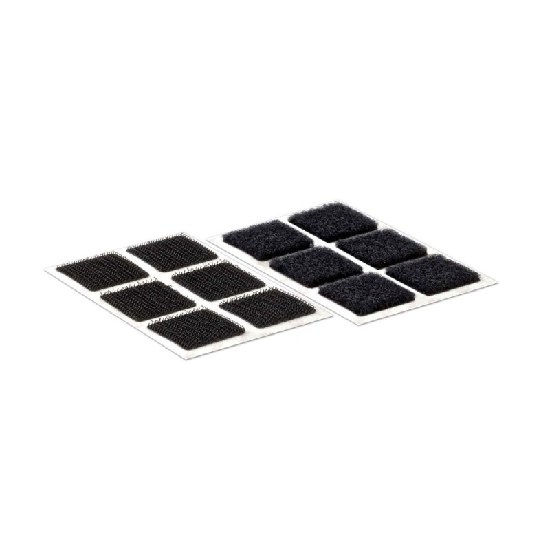 Pastille adhésive velcro noire 25 x 25 mm 24 pièces VELCRO