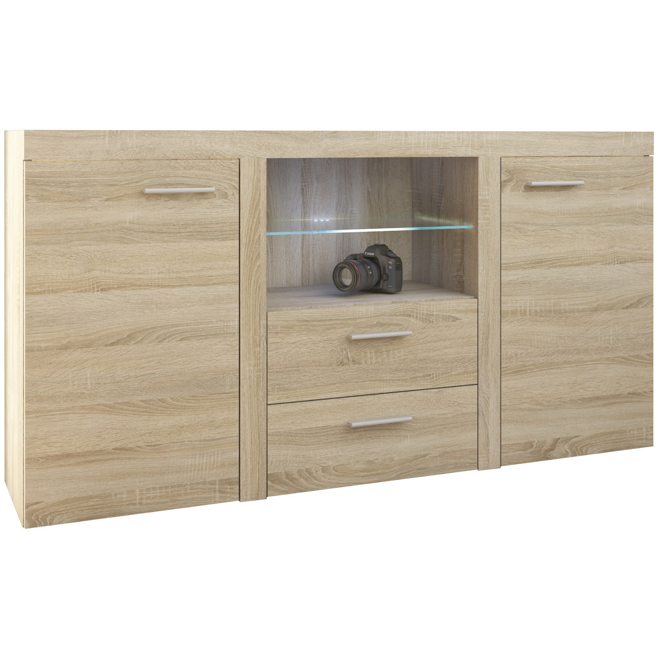 Komoda RODI 2D2SZ dąb sonoma