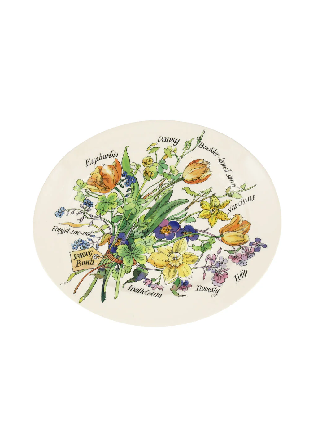 Spring Bunch Medium Oval Platter