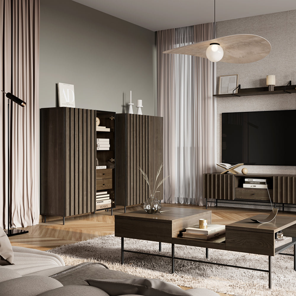 by fonQ Ruve Opbergkast 2-deurs – Portland Ash