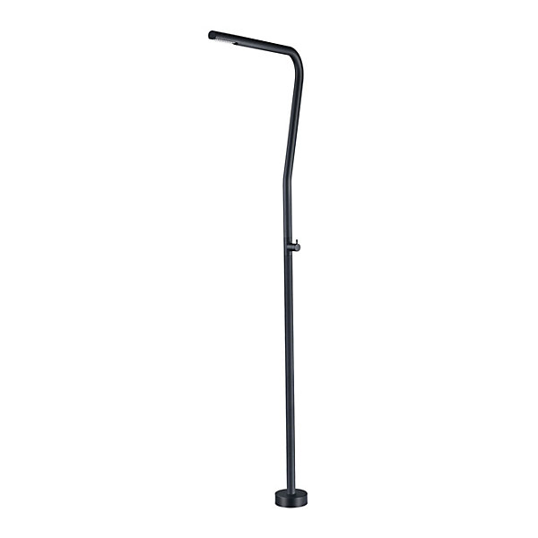 Douche de piscine noire en inox 316 durabilite et design raffine
