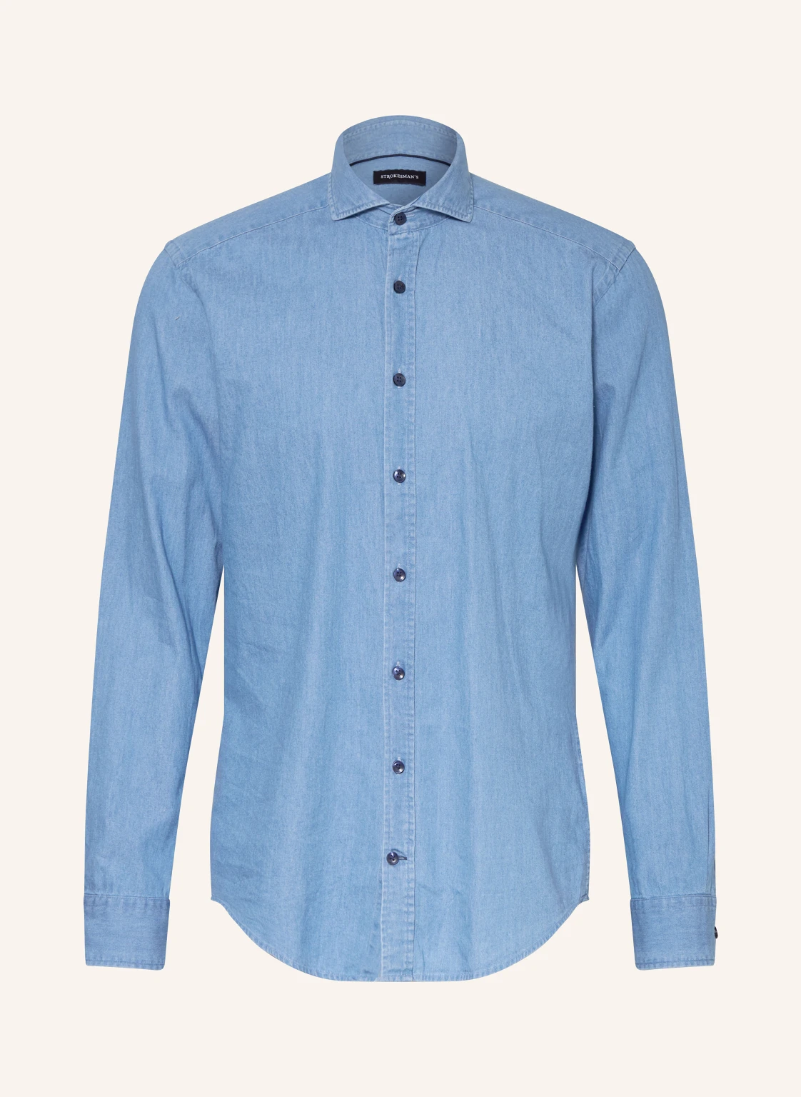 STROKESMAN'S Hemd Regular Fit in Jeansoptik