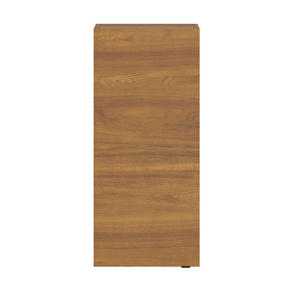 Armoire de salle de bains faible profondeur effet noyer l.40 x H.90 x P.15 cm, GoodHome Imandra