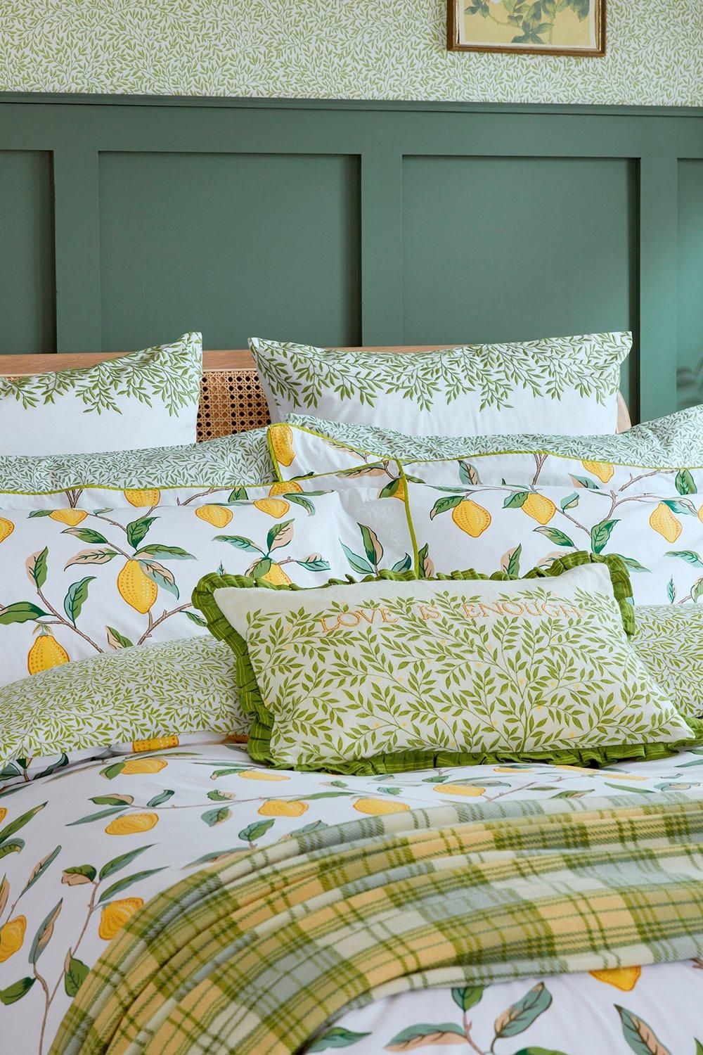 Morris & Co Lemon Tree' Oxford Pillowcase