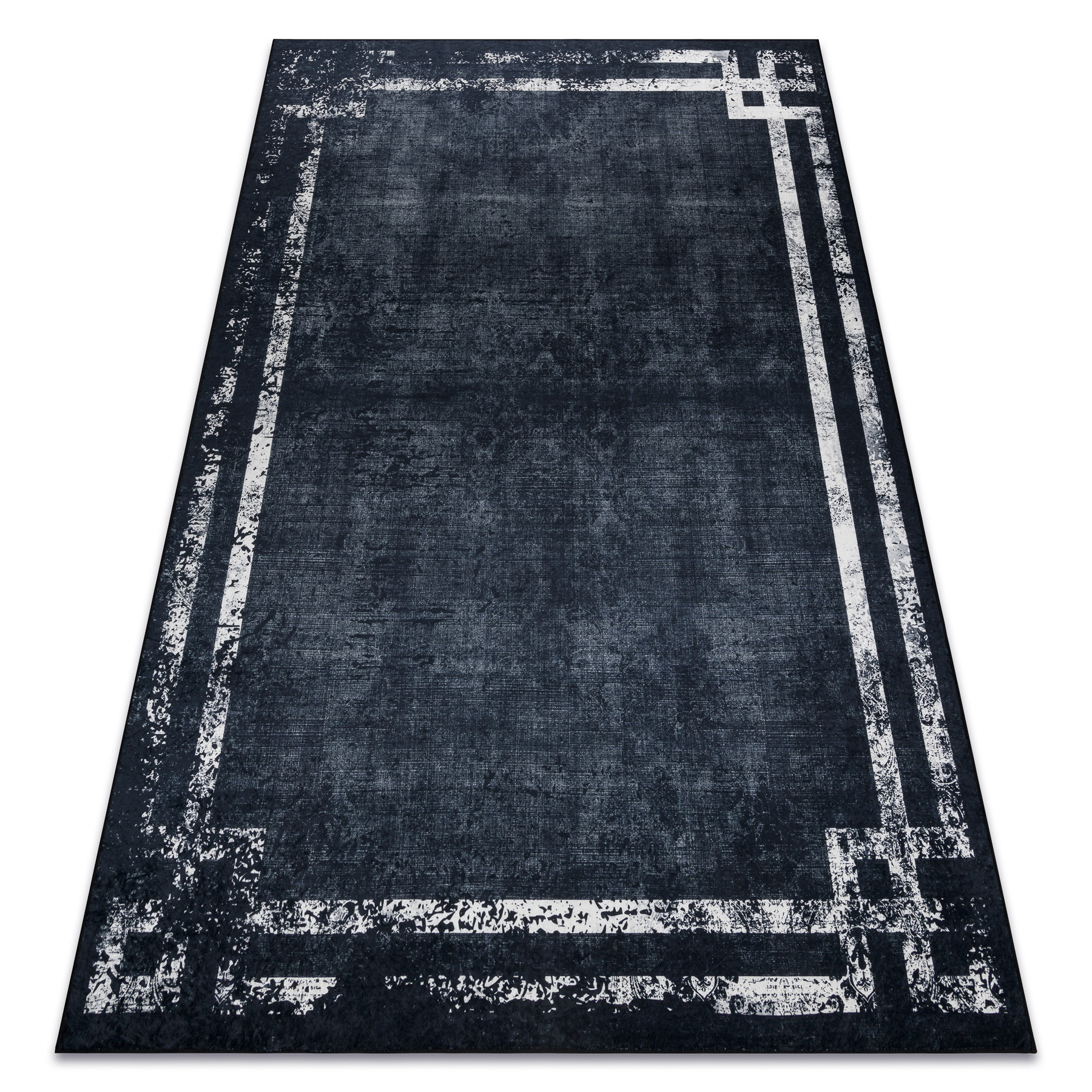 Dywan do prania ANDRE 1486 Ramka, vintage antypoślizgowy - 80x150 cm