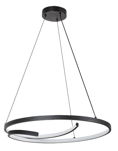 Lampa wisząca NILOO czarno-biała LED 1x40W Neutralna biel 2080lm Rabalux