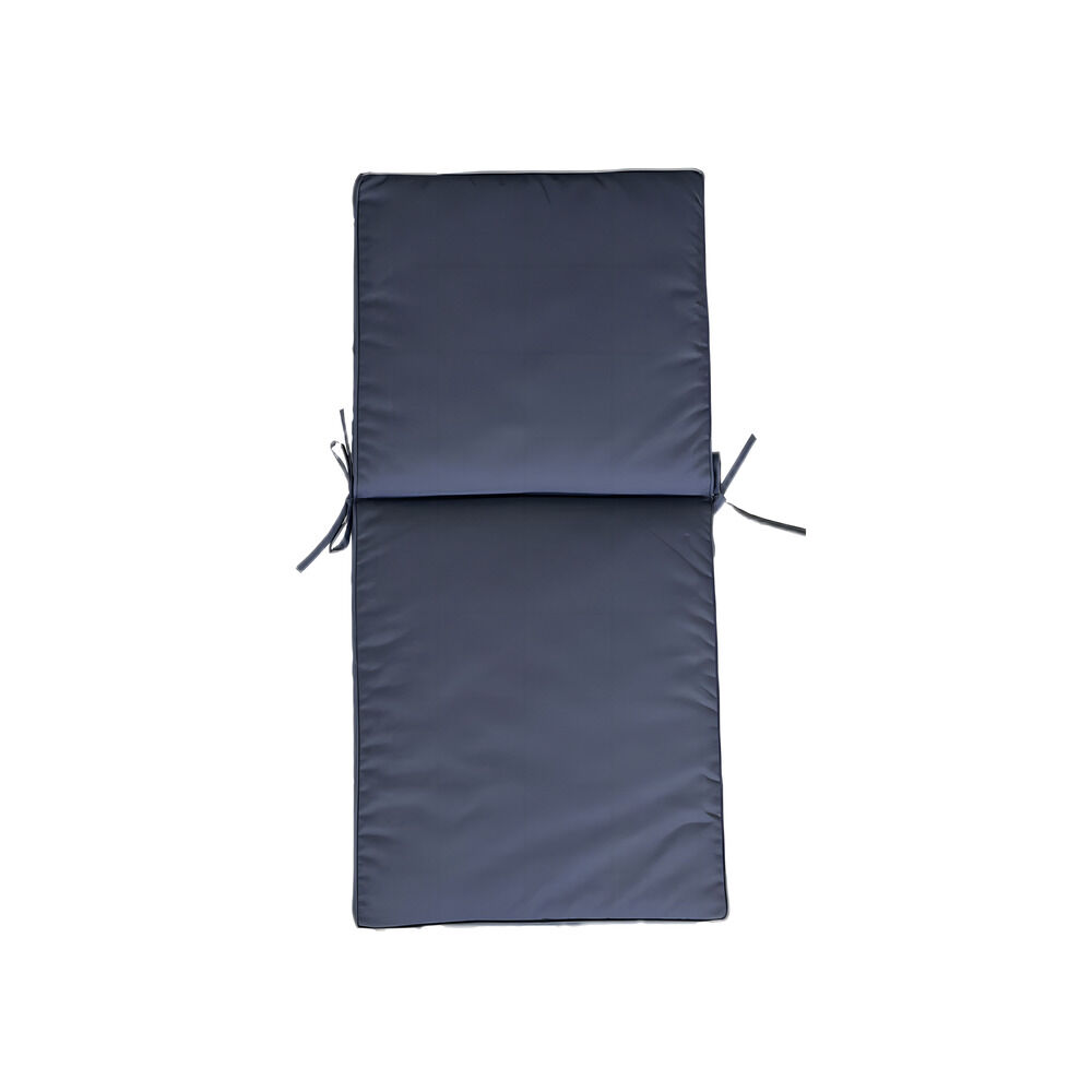 Coussin fauteuil Oxford gris anthracite 90x42xép4cm