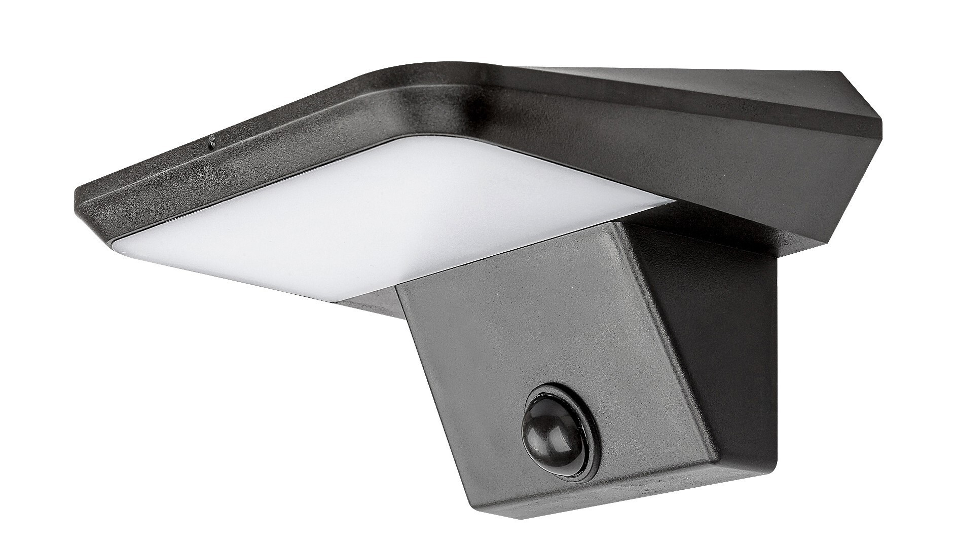 Kinkiet zewnętrzny solarny z czujnikiem LED 10W Qesa czarny 77005 Rabalux