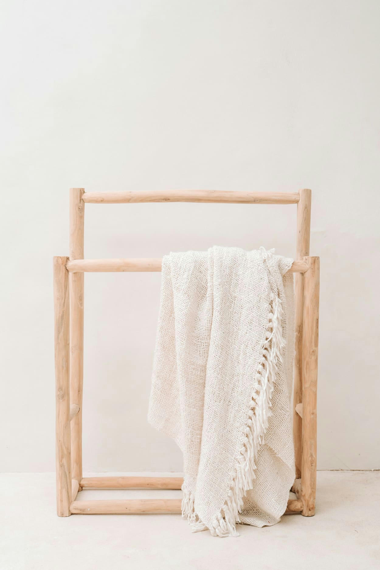 OH MY GEE - Plaid en coton crème