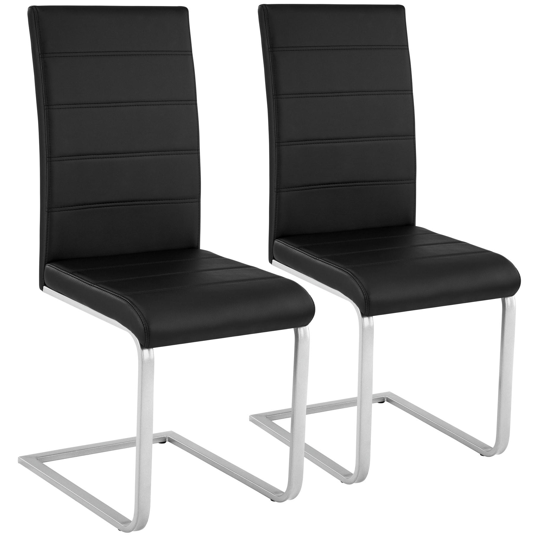 - Ensemble de 2 chaises de salle à manger Rembourré avec revêtement