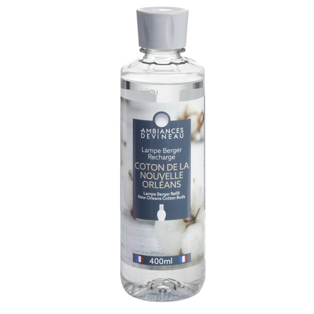 Recharge lampe berger Devineau senteur coton de la Nouvelle Orléans 400ml