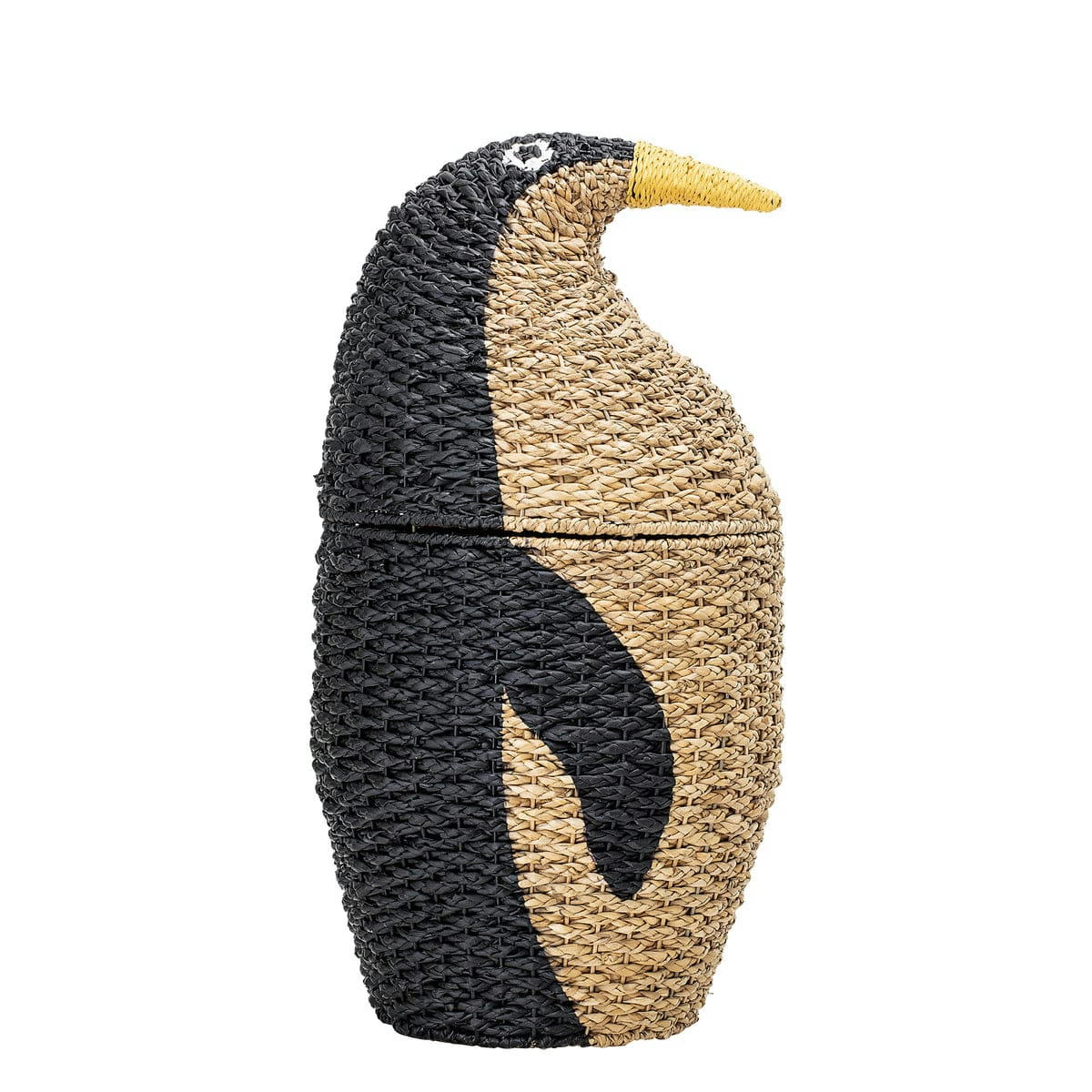 TAZIA - Panier pingouin herbe de Bankuan H69cm