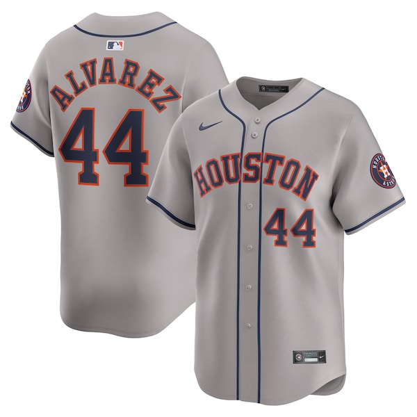 Yordan Alvarez Houston Astros Nike Road Limited Player Jersey - Gray