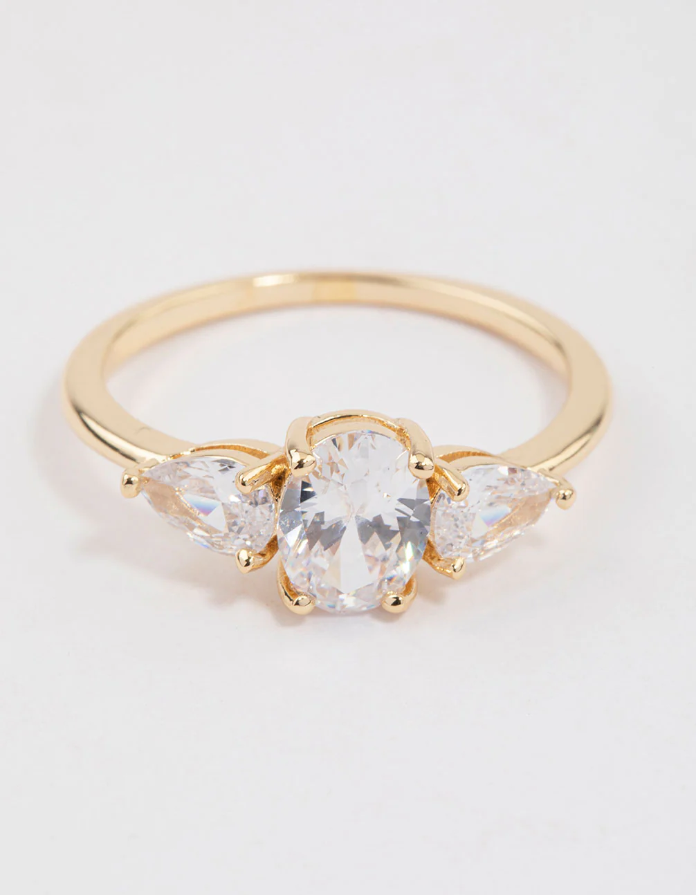 Gold Plated Oval Enchanting Ring