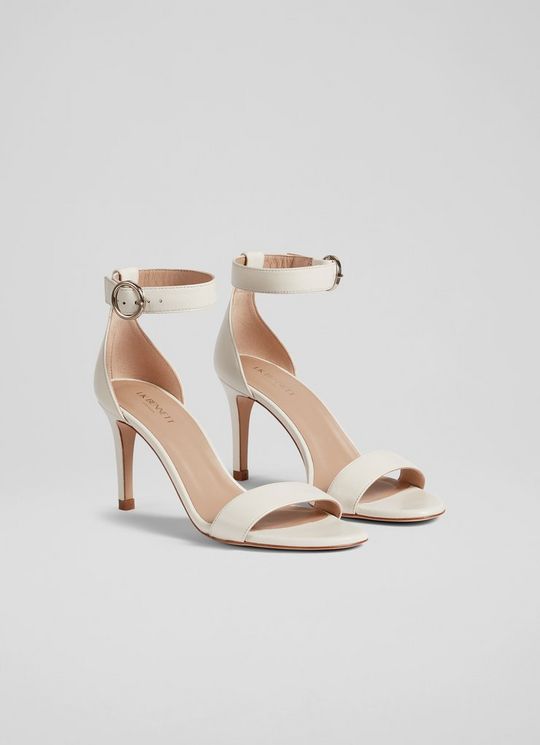 Ivy Nude 1 Leather Single Strap Sandals