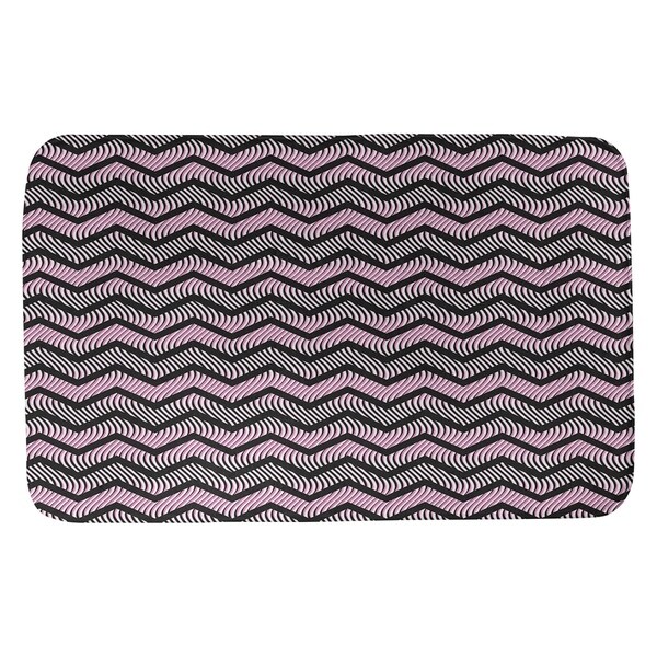 Wavy Chevrons Bath Mat