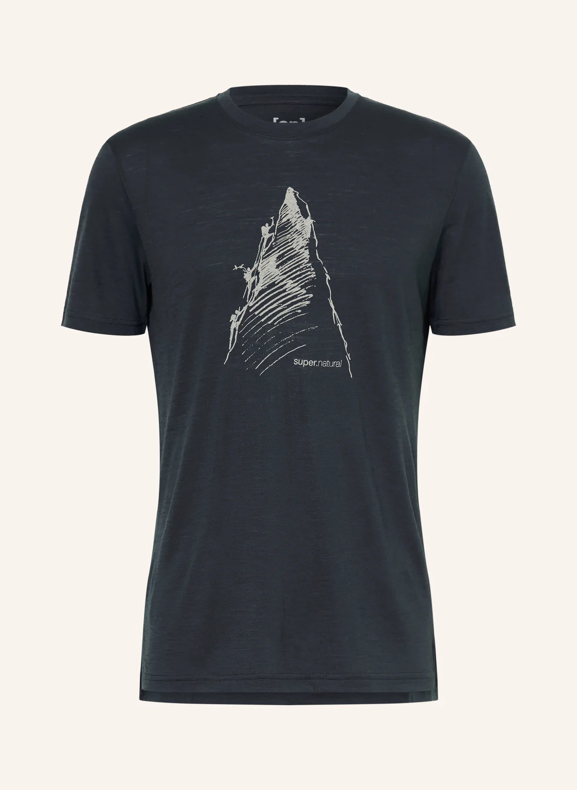 super.natural Funktionsshirt ASCENDERS mit Merinowolle