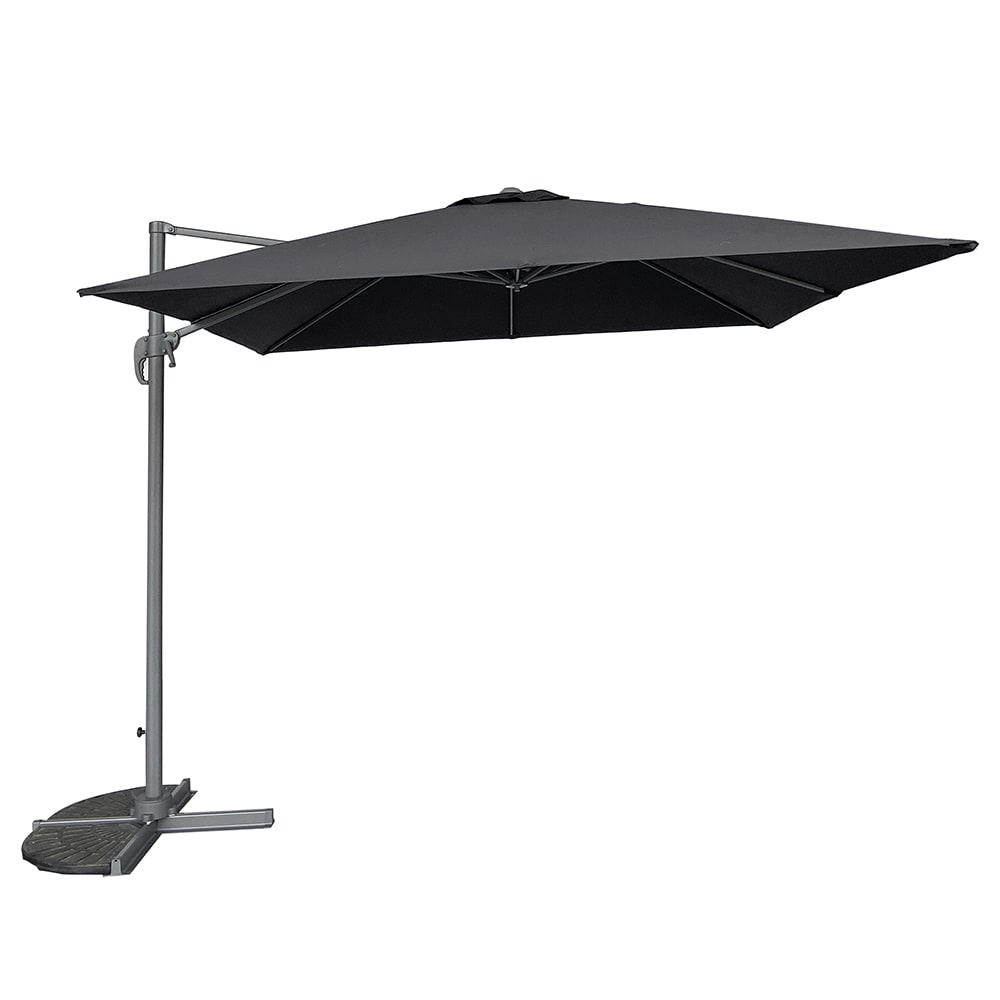 - Parasol déporté 3x3 m gris