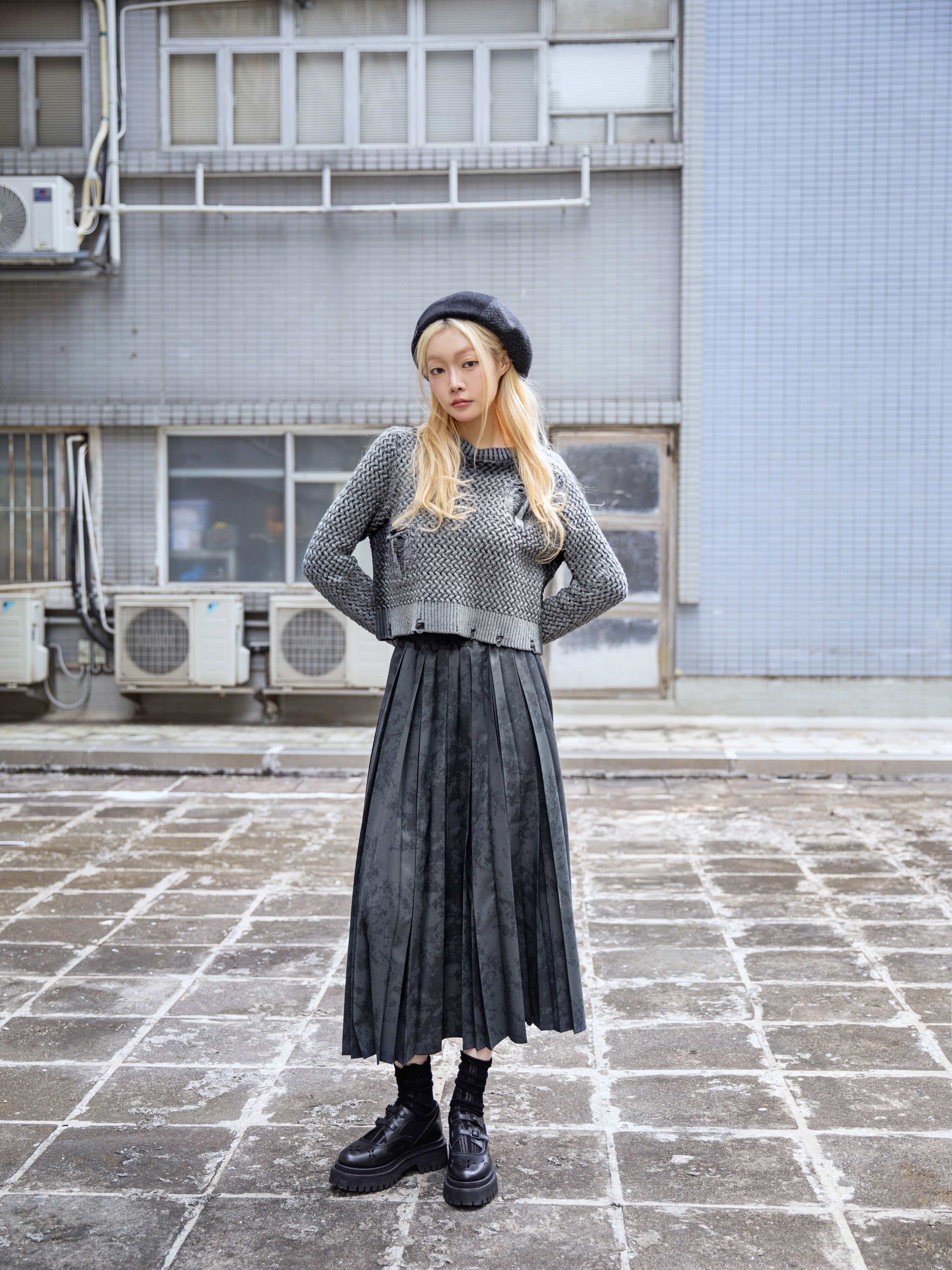 Spray-paint effect sweater - 25WRT330U